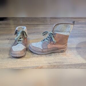Chaco Brown and Gray Boots